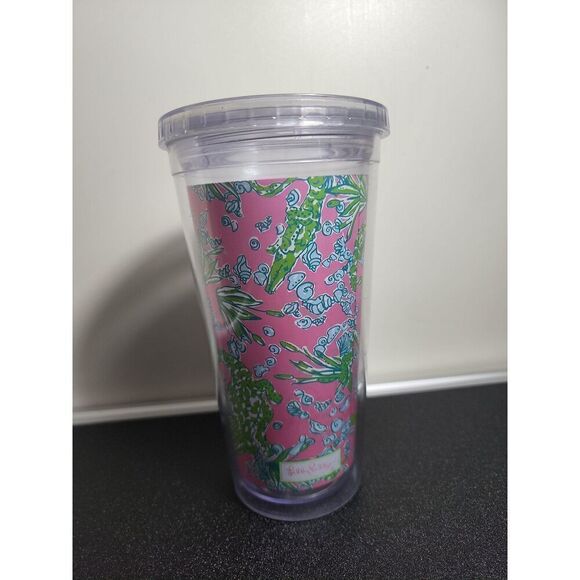 Lilly Pulitzer Tumbler with lid - Picture 1 of 3